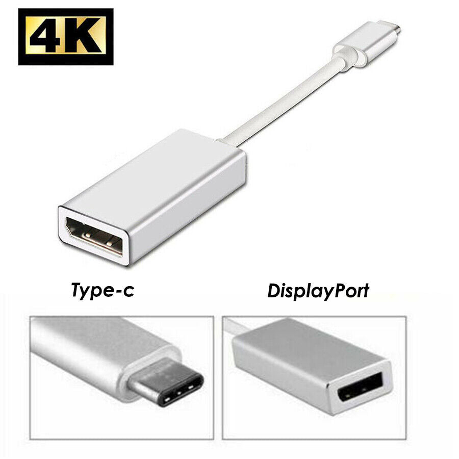 Convertisseur adaptateur USB-C mâle vers DisplayPort femelle Convertisseur adaptateur USB-C mâle vers DisplayPort femelle